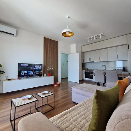 公寓 Red & White Palace 地拉那